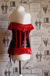 Hand Crafted Steel Boned PVC Corset 2