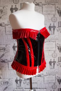 Hand Crafted Steel Boned PVC Corset 1