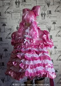 “Liquid Lola” Sissy Satin Outfit – Ask About Colour Choices – Each Order is Hand Crafted to Your Sizes 4