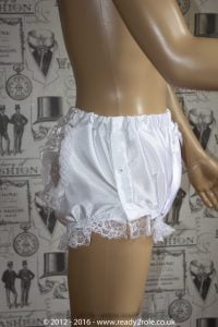 Sissy Satin Panties with Side Popper Fastening – Ask About Colour and Fabric Options 2