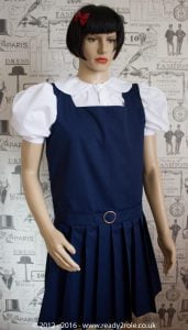 Adult School Uniform Dresses – Pinafore Style Knife Pleat Skirt 4