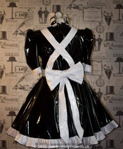 Hi Alice More PVC Maids Dress With Full Apron 2