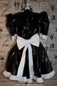 Hi Alice PVC Maids Dress With Half Apron 2