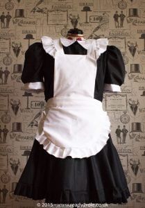 FPJ Full Service Cotton Sissy Maids Dress With Full Apron 4