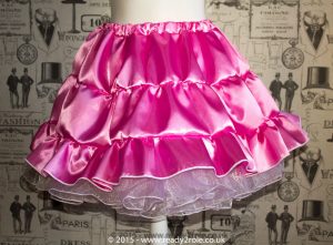 Sissy Frilly Hand Crafted Petticoat (Pink) – Above Knee Length 1